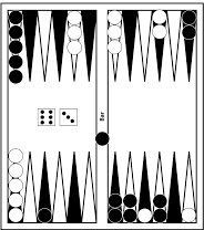cómo se juega al backgammon la barra