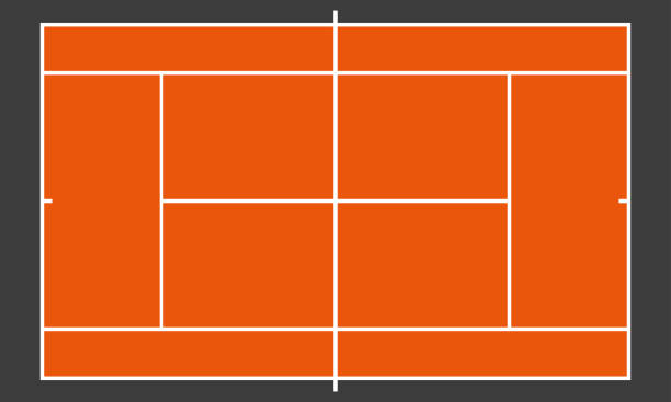 Superficie de cancha de Tenis Doble