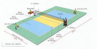 partes de la cancha de voleibol | ¿Cuáles son las partes de la cancha de Voleibol? | Características